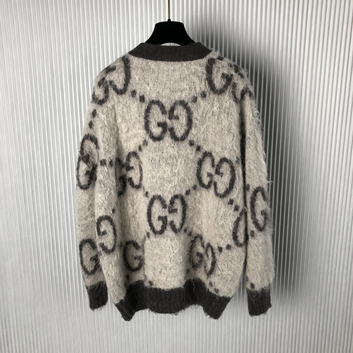 グッチ ダブルG ロゴ両面 リバーシブルカーディガン