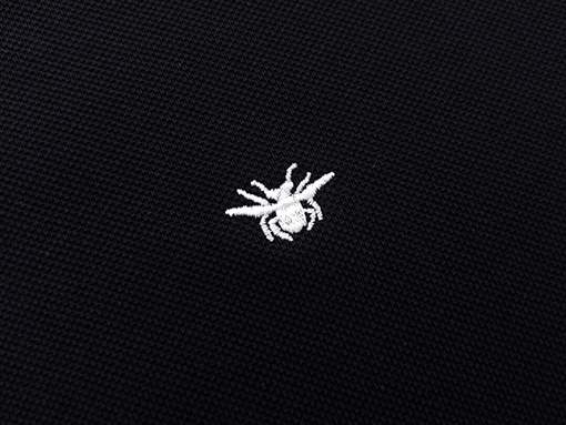 ディオール 小さな蜂の刺繍ロゴラペル半袖POLOシャツ