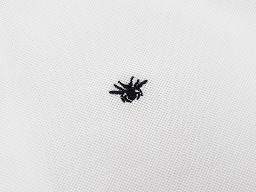 ディオール 小さな蜂の刺繍ロゴラペル半袖POLOシャツ
