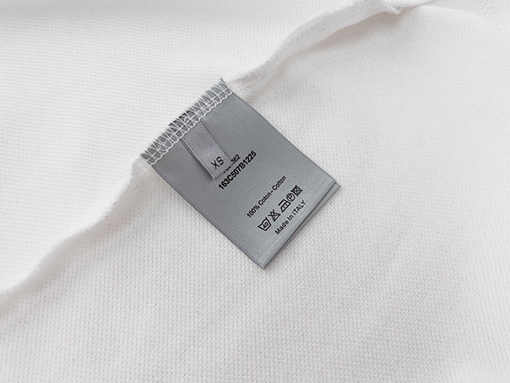 ディオール 小さな蜂の刺繍ロゴラペル半袖POLOシャツ