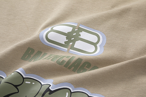 バレンシアガ 24 ssプリント半袖Tシャツ