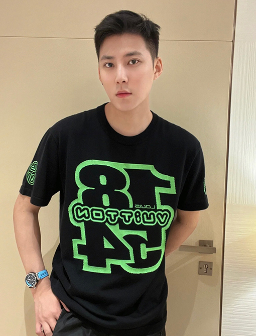 ルイヴィトン 新しいルイ1854ニット半袖Tシャツ