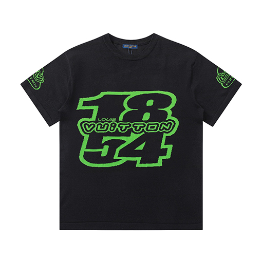 ルイヴィトン 新しいルイ1854ニット半袖Tシャツ
