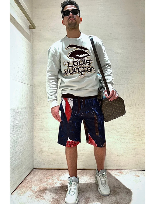 ルイヴィトン ザカールニット ショートパンツ