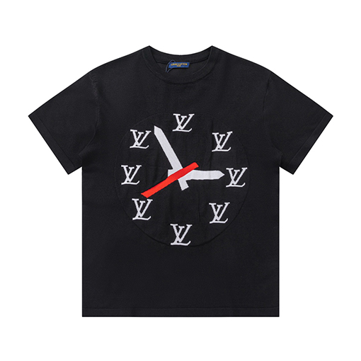 ルイヴィトン 24 ss時間夏の新しい時計ニット半袖Tシャツ
