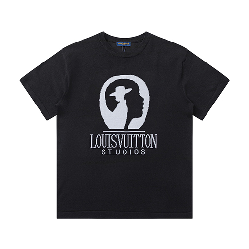 ルイヴィトン 春夏新作ニットTシャツ半袖Tシャツ