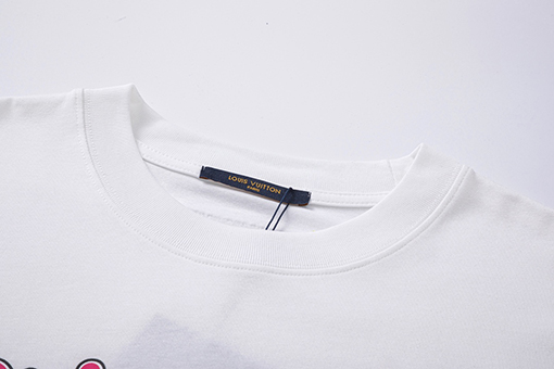 ルイヴィトン アルファベットロゴプリントTシャツ半袖シャツ