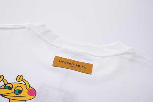 ルイヴィトン アルファベットロゴプリントTシャツ半袖シャツ