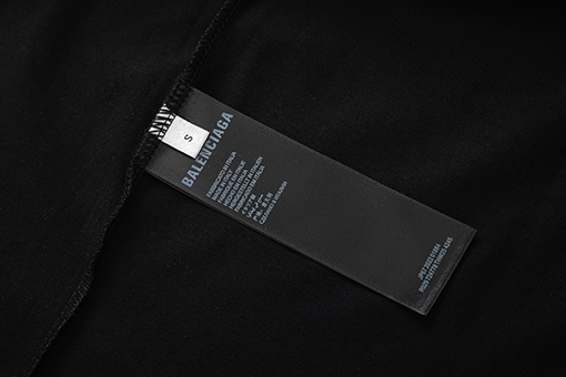 バレンシアガ プリントラウンドネック半袖Tシャツ