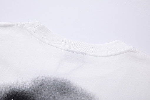 バレンシアガ osドロップショルダーゆったりプリント半袖Tシャツ