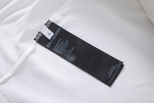 バレンシアガ osドロップショルダーゆったりプリント半袖Tシャツ