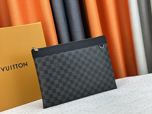 ルイヴィトン  62291黒格子POCHETTE APOLLOハンドバッグ M69411