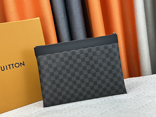 ルイヴィトン  62291黒格子POCHETTE APOLLOハンドバッグ M69411