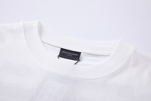 バレンシアガ クルーネックプリント半袖Tシャツ