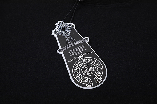 クロムハーツ コピー 新しい重工業布刺繍半袖Tシャツ