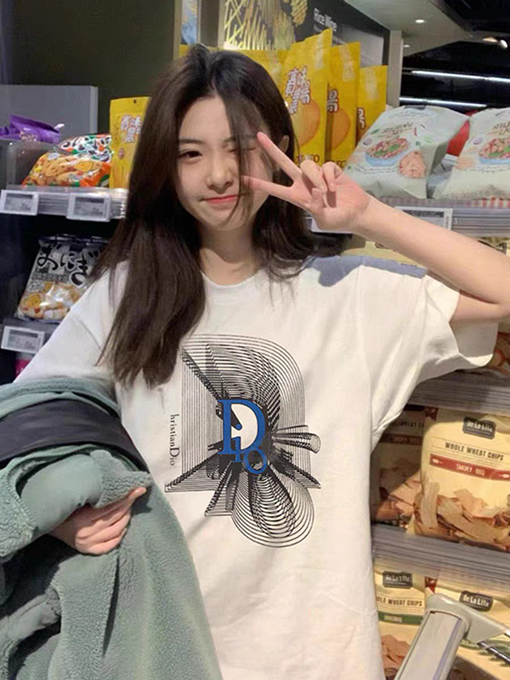 ディオール 新作プリント半袖Tシャツ