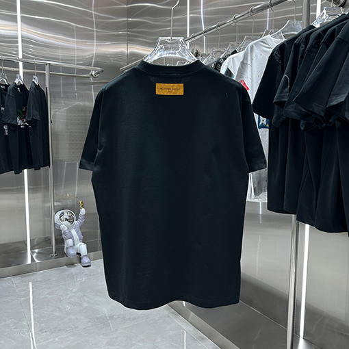 ルイヴィトン 個性的なプリント早春の新しい半袖tシャツ