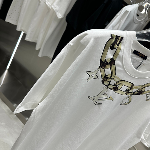 ルイヴィトン 個性的なプリント早春の新しい半袖tシャツ