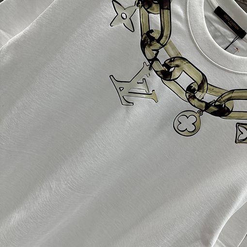 ルイヴィトン 個性的なプリント早春の新しい半袖tシャツ