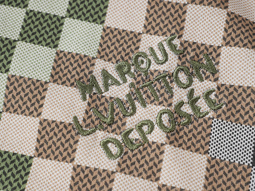 ルイヴィトン 胸に刺繍モノグラムアクアガーデン柄半袖シャツ