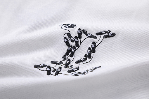 ルイヴィトン コットンラウンドネック半袖Tシャツ