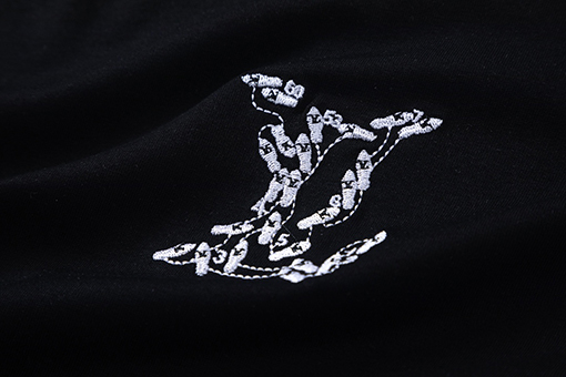 ルイヴィトン コットンラウンドネック半袖Tシャツ