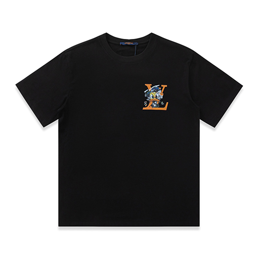 ルイヴィトン 水絵落書きドナルドダックプリント半袖tシャツ