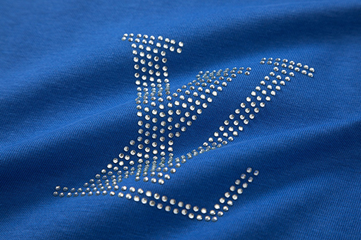 ルイヴィトン コットンクルーネック半袖Tシャツ