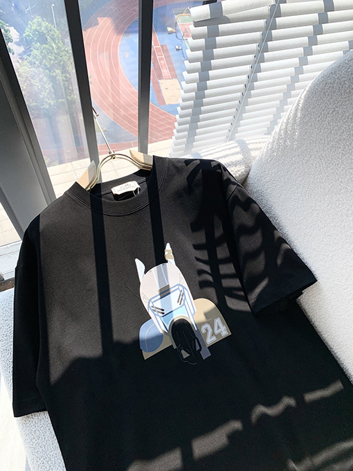 エルメス キャラクター プリント 半袖Tシャツ