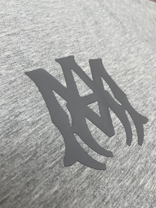 アミリ コットン新しいラウンドネック半袖Tシャツ