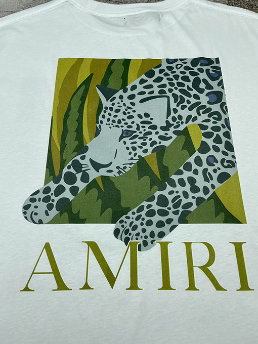 アミリ 新しいラウンドネックファッション半袖シャツ