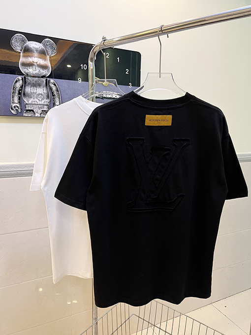 ルイヴィトン Lvバックパッチ刺繍半袖Tシャツ
