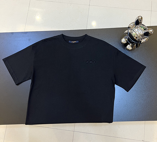 ルイヴィトン Lvバックパッチ刺繍半袖Tシャツ