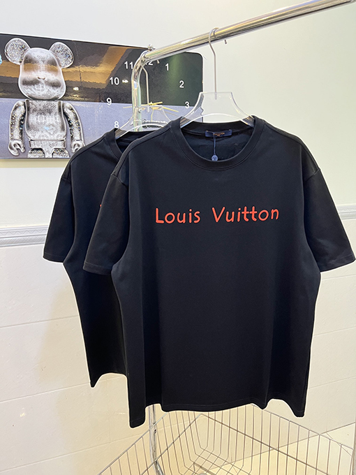ルイヴィトン 限定LVフロントバックプリント半袖Tシャツ