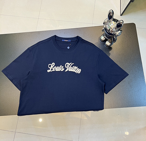 ルイヴィトン サイン刺繍文字半袖tシャツ