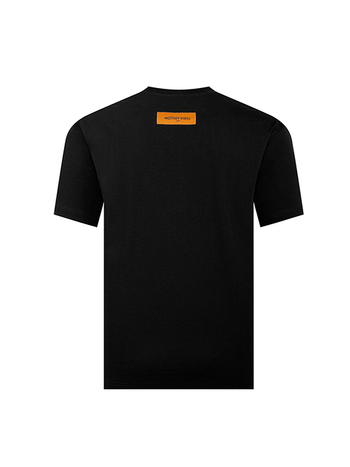 ルイヴィトン クラシックなロゴロゴプリント半袖Tシャツ