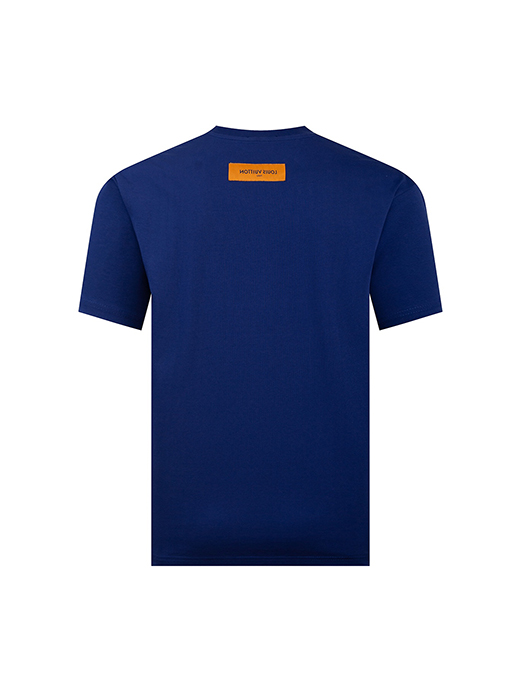 ルイヴィトン クラシックなロゴロゴプリント半袖Tシャツ