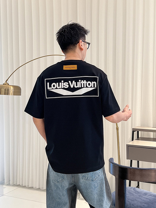 ルイヴィトン スキーシリーズプリント半袖Tシャツ