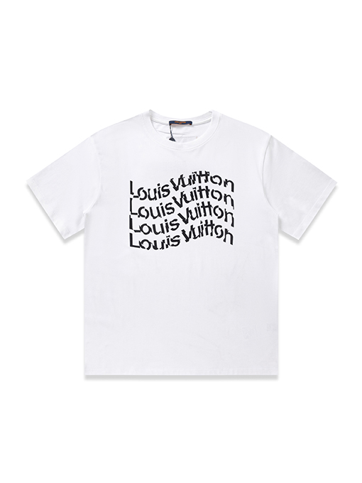ルイヴィトン スキーシリーズプリント半袖Tシャツ