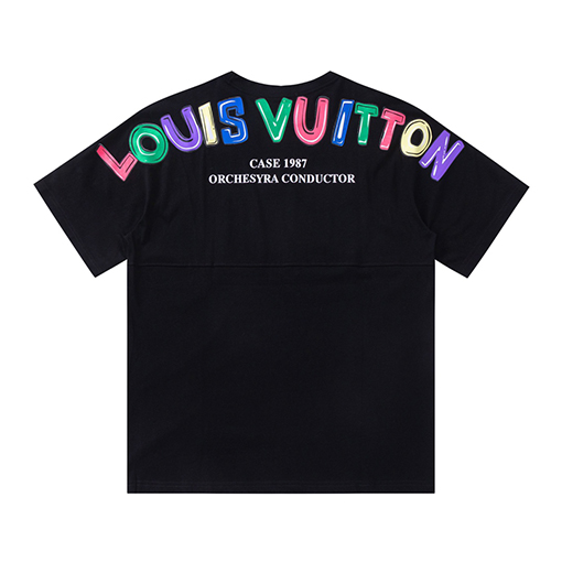 ルイヴィトン 新しいプリントTシャツ半袖Tシャツ