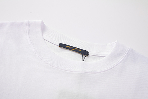 ルイヴィトン 新しいプリントラウンドネック半袖Tシャツ
