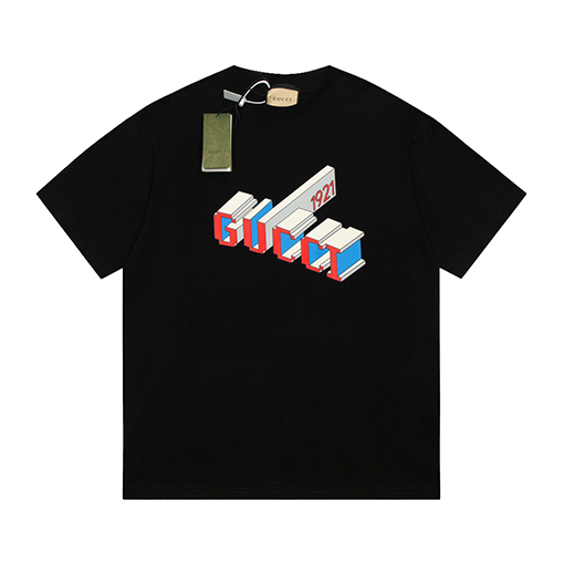 グッチ  1921アルファベットロゴプリント半袖Tシャツ