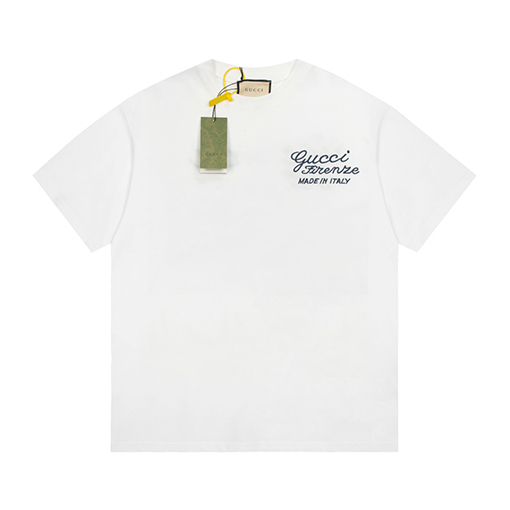 グッチ  アルファベットの刺繍Tシャツ