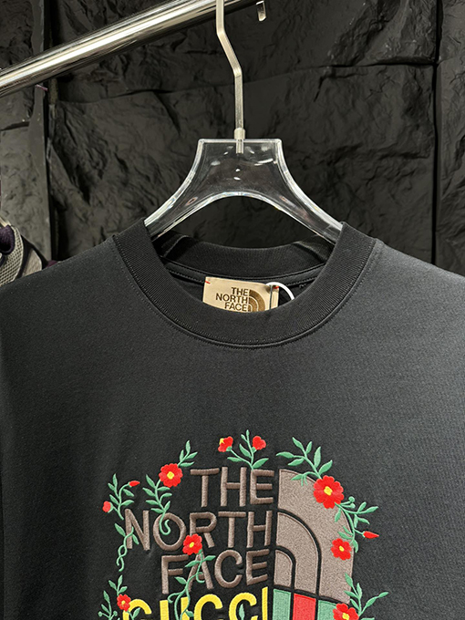 グッチ  GUCC X North Face北面コラボ半袖シャツ