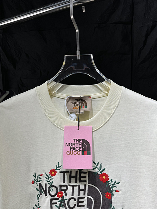 グッチ  GUCC X North Face北面コラボ半袖シャツ