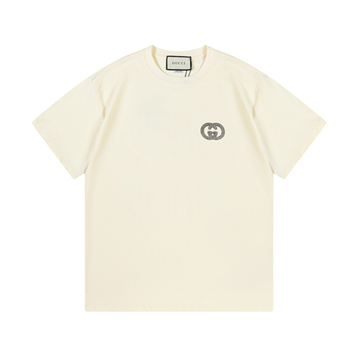 グッチ  ダブルGロゴ半袖Tシャツ