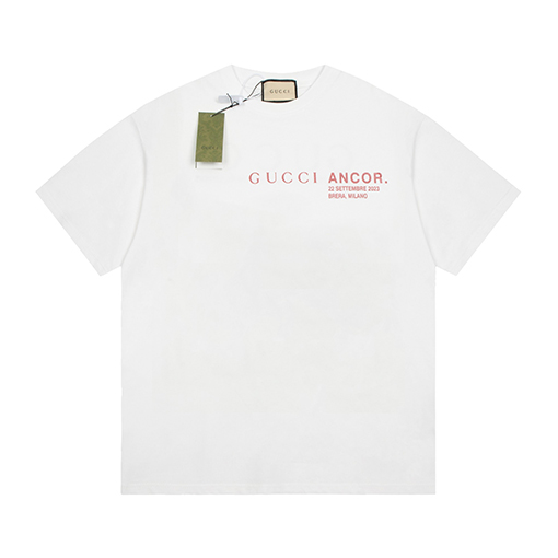 グッチ  フラットネットプリント半袖シャツ