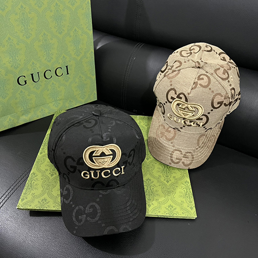 グッチ ファッションプリント帽子
