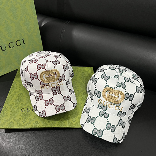 グッチ ファッションプリント帽子