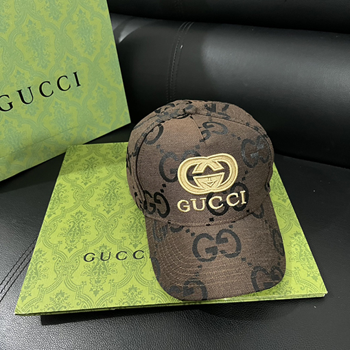 グッチ ファッションプリント帽子